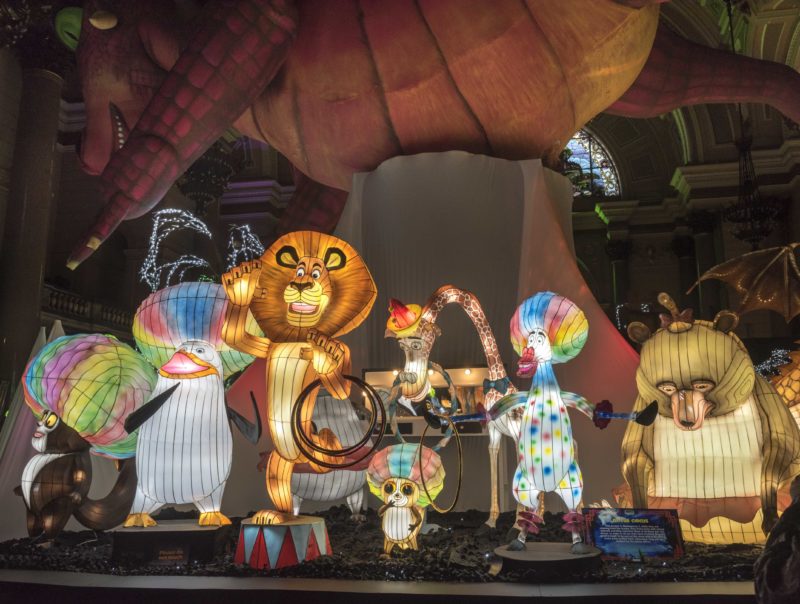 Heritage GB. Dream Works Lights at St. George's Hall ,Liverpool.