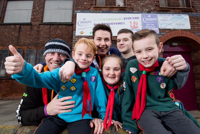 Scouts in Bootle who have benefited from the MyCSP Community Fund