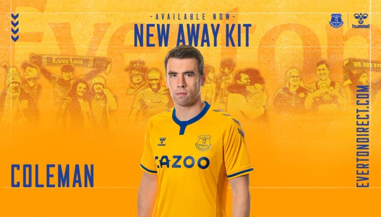 new everton away kit