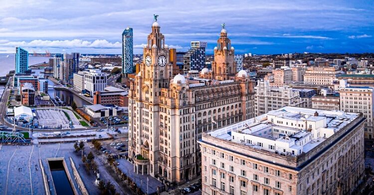 Liverpool city centre and waterfront
