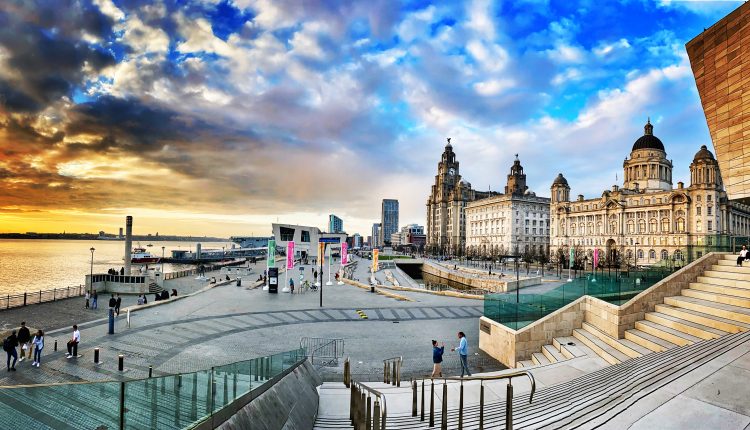 Liverpool, waterfront, Pier Head, Three Graces, Liver, Cunard, Port of Liverpool