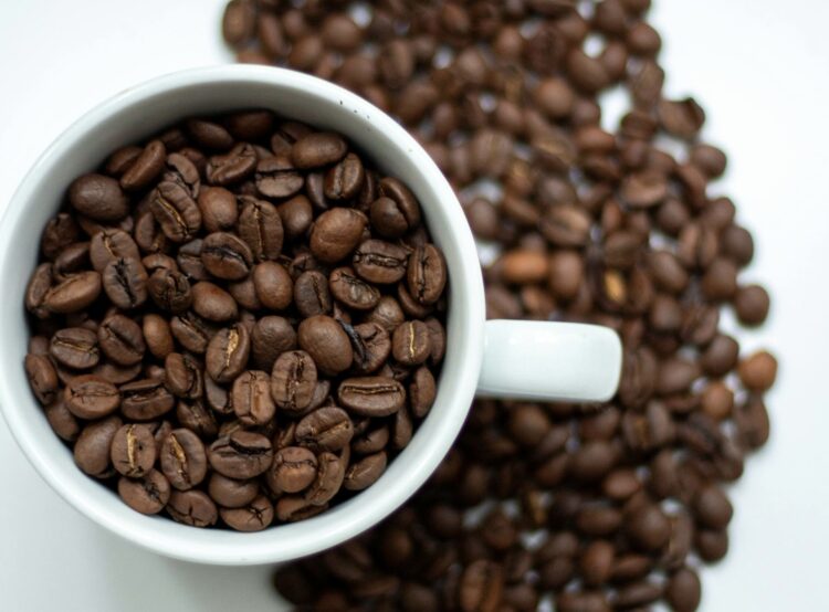 Coffee beans.