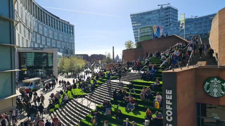 Giant steps at Liverpool ONE
