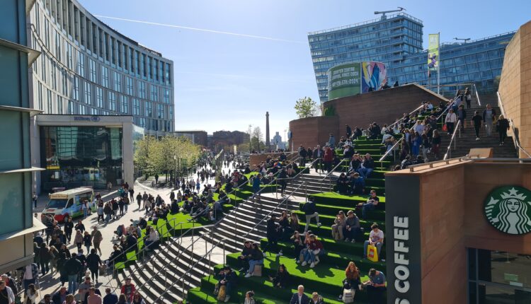 Giant steps at Liverpool ONE